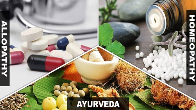 What is the basic difference between Ayurveda and Homeopathy?