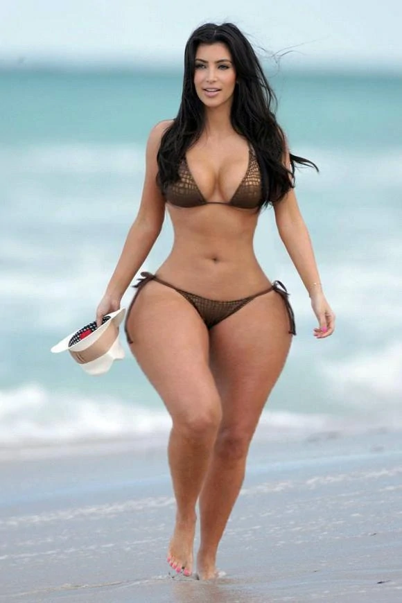 Kim Kardashian Sexy Figure