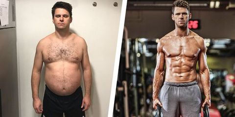 body transformation from fat to fit