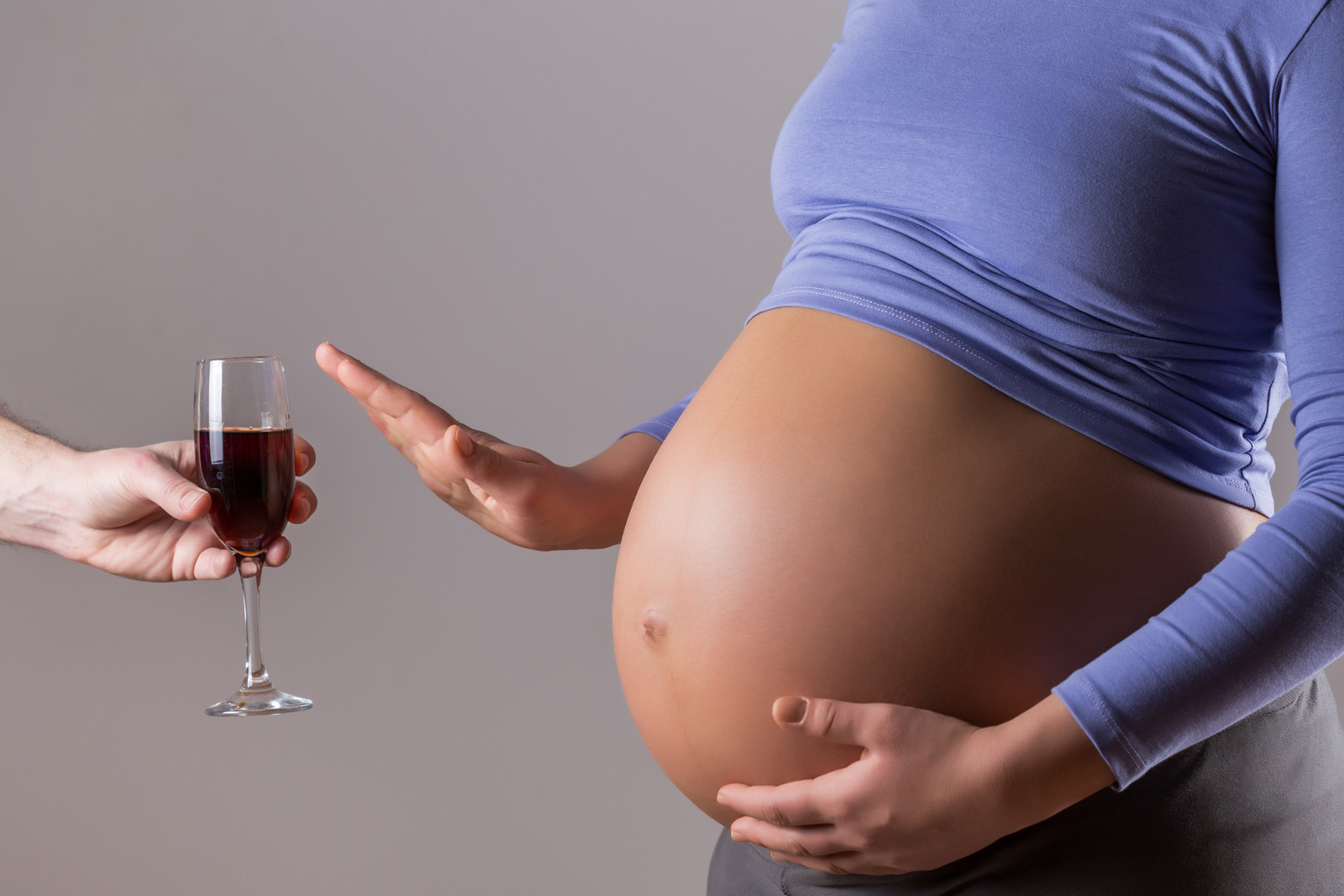 Obstetrical Worries by red wine