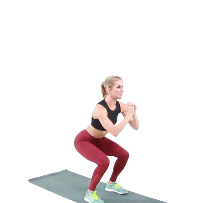 Squat to Wood Chop Exercise