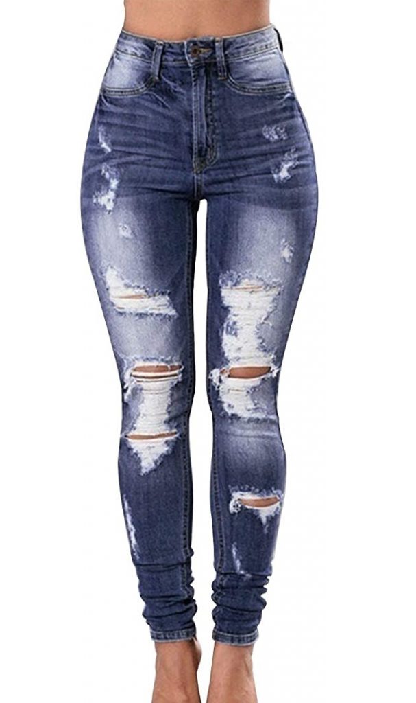 Patchwork Style women Jeans
