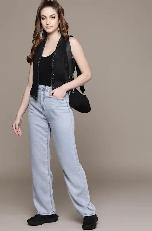 straight fit jeans women