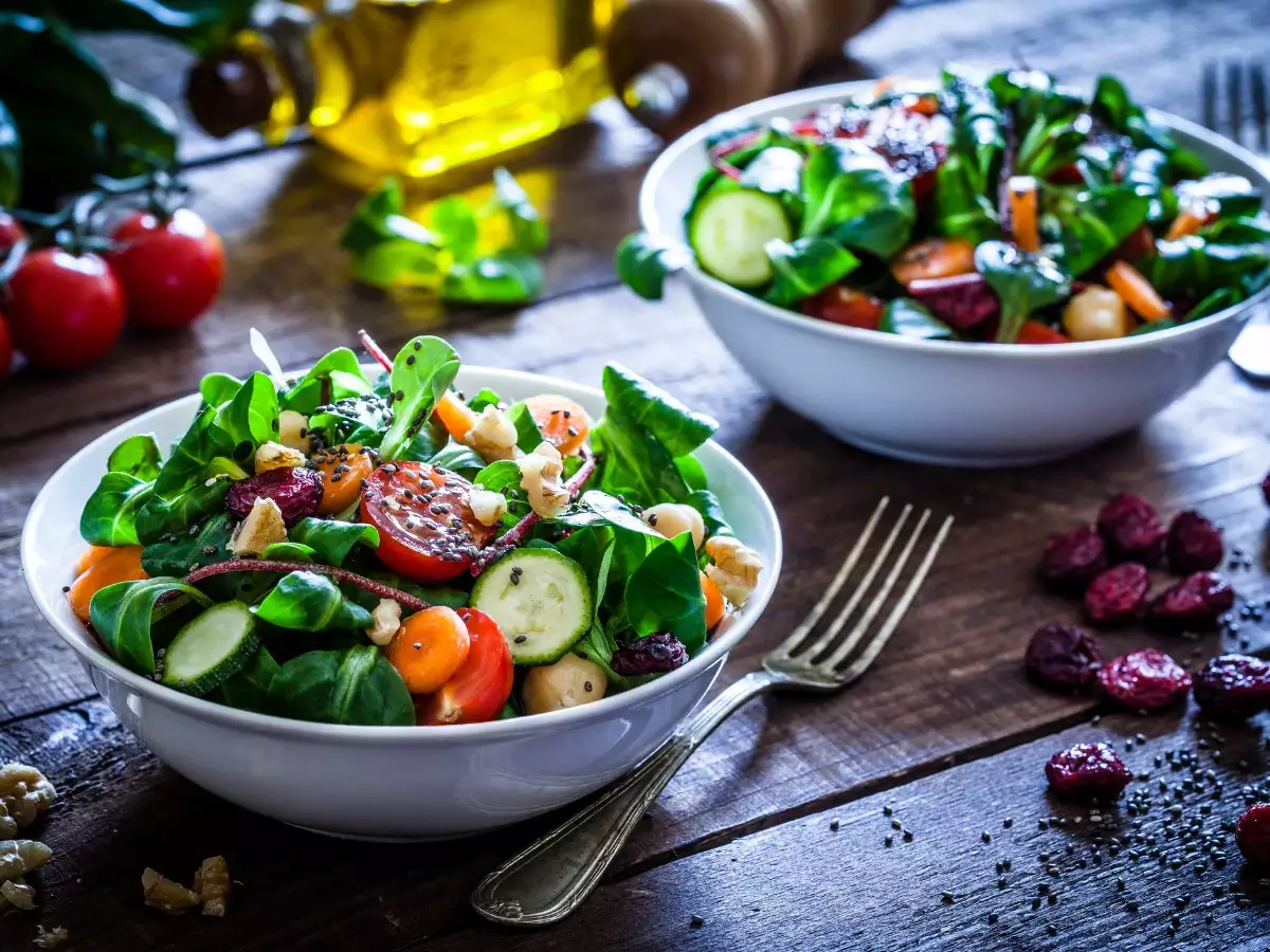 Vegetable salad and Men's Health